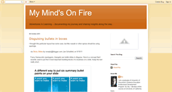 Desktop Screenshot of mymindsonfire.blogspot.com