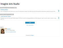 Tablet Screenshot of imagineartsstudio.blogspot.com