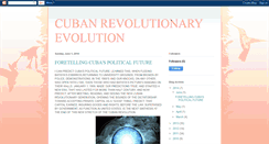 Desktop Screenshot of cubanrevolutionaryevolution.blogspot.com