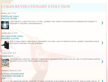 Tablet Screenshot of cubanrevolutionaryevolution.blogspot.com