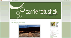 Desktop Screenshot of carrietotushekphotography.blogspot.com