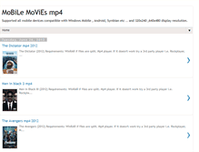 Tablet Screenshot of mobile-movies-mp4.blogspot.com