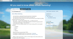 Desktop Screenshot of best-affiliatemarketing.blogspot.com