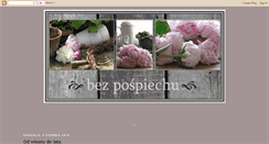 Desktop Screenshot of bezpospiechu.blogspot.com