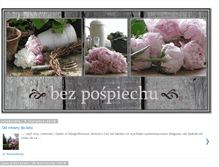 Tablet Screenshot of bezpospiechu.blogspot.com