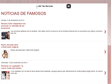 Tablet Screenshot of noticiasddefamosos.blogspot.com