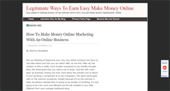 Desktop Screenshot of howtoearnonlineeasymoney.blogspot.com