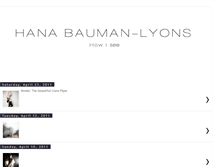 Tablet Screenshot of hanabauman-lyons.blogspot.com