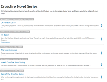 Tablet Screenshot of crossfirenovels.blogspot.com