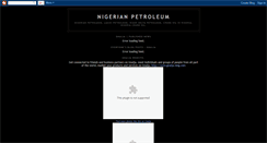 Desktop Screenshot of nigerianpetroleum.blogspot.com