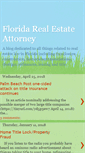 Mobile Screenshot of floridarealestateattorney.blogspot.com