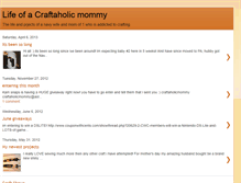 Tablet Screenshot of craftaholicmom.blogspot.com