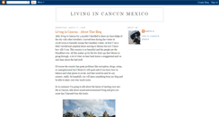 Desktop Screenshot of livingincancun.blogspot.com