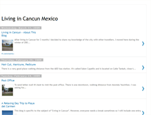 Tablet Screenshot of livingincancun.blogspot.com