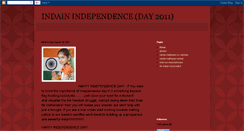 Desktop Screenshot of indianindependencedaybaps2011.blogspot.com