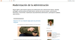 Desktop Screenshot of modernizacionadministracionpublica.blogspot.com