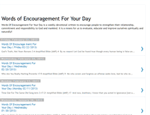 Tablet Screenshot of encouragewords.blogspot.com