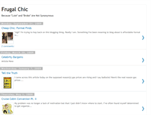 Tablet Screenshot of frugalchic.blogspot.com