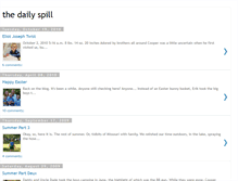 Tablet Screenshot of daily-spill.blogspot.com