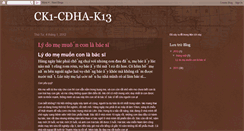 Desktop Screenshot of ck1-cdha-k13.blogspot.com