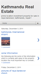 Mobile Screenshot of kathmandurealestate.blogspot.com