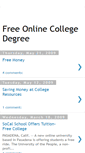 Mobile Screenshot of freeonlinecollegedegree.blogspot.com