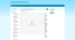 Desktop Screenshot of bangladeshifoke-songs.blogspot.com