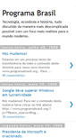 Mobile Screenshot of programabrasil.blogspot.com