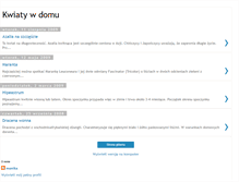 Tablet Screenshot of kwiatywdomu.blogspot.com