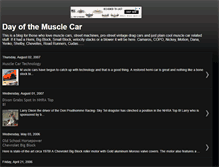 Tablet Screenshot of musclecars-past.blogspot.com