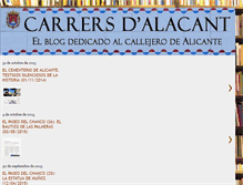 Tablet Screenshot of carrersdalacant.blogspot.com