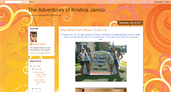 Desktop Screenshot of kristinajanolo.blogspot.com