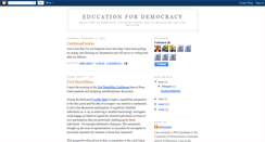 Desktop Screenshot of ed4democracy.blogspot.com