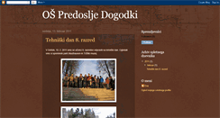 Desktop Screenshot of blogpredoslje.blogspot.com
