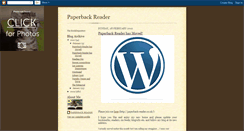 Desktop Screenshot of paperbackreader2.blogspot.com
