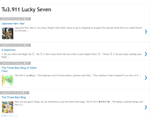 Tablet Screenshot of luckyseven7-hachi.blogspot.com