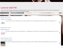 Tablet Screenshot of lovetogetfit.blogspot.com