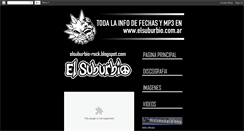 Desktop Screenshot of elsuburbio-rock.blogspot.com