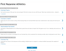 Tablet Screenshot of firstnazareneathletics.blogspot.com