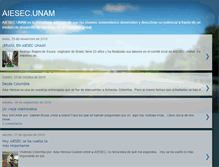 Tablet Screenshot of aiesec-unam.blogspot.com
