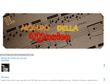 Tablet Screenshot of illmondodelamusica.blogspot.com