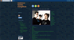 Desktop Screenshot of musicosebandasevanglicas.blogspot.com