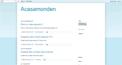 Desktop Screenshot of acasamonden.blogspot.com