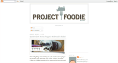 Desktop Screenshot of projectfoodie.blogspot.com