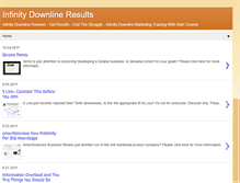 Tablet Screenshot of infinity-downline-results.blogspot.com