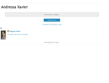 Tablet Screenshot of andressaxavier.blogspot.com