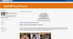 Desktop Screenshot of getoffyourcouch.blogspot.com