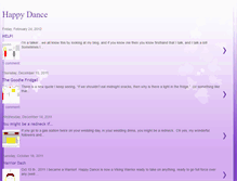 Tablet Screenshot of happydance-dancinghappy.blogspot.com