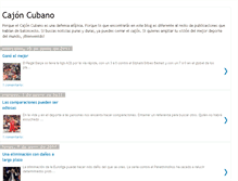 Tablet Screenshot of cajoncubano.blogspot.com