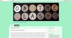 Desktop Screenshot of on-the-lash.blogspot.com